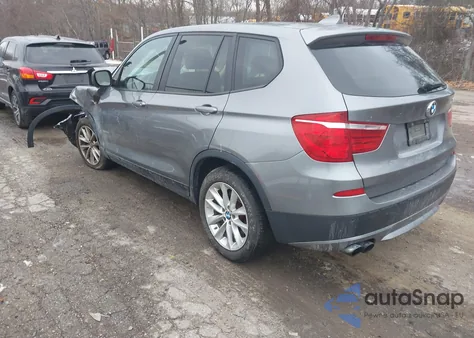 2013 BMW X3 xDrive28I z USA, uszkodzony, nr VIN 5UXWX9C51D0D01448